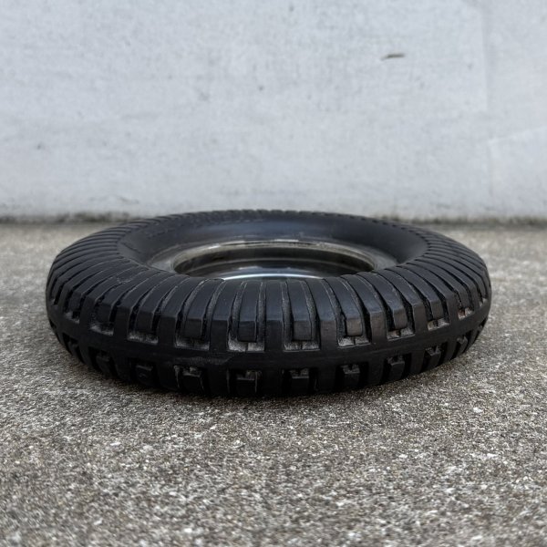 画像4: VINTAGE ANTIQUE SEIBERLING TIRE ASHTRAY ヴィンテージ アンティーク セイバーリング タイヤ型 灰皿 アッシュトレイ / コレクタブル モーター系 アドバタイジング 企業物 喫煙具 アメリカ (4)