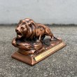画像5: VINTAGE ANTIQUE LIONS CLUBS INTERNATIONAL ヴィンテージ アンティーク ライオンズクラブ ライオン オブジェ / コレクタブル ディスプレイ インテリア ペーパーウェイト 動物 置物  雑貨 アメリカ USA  (5)