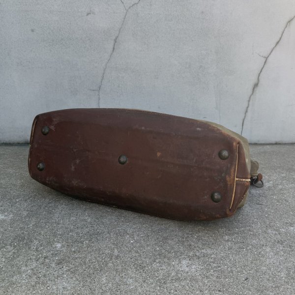 画像5: VINTAGE ANTIQUE BELL SYSTEM TOOL BAG ヴィンテージ アンティーク ベルシステム ツールバッグ メイソンバッグ カバン / 鞄 コレクタブル アドバタイジング 工具入れ 企業物 アメリカ (5)
