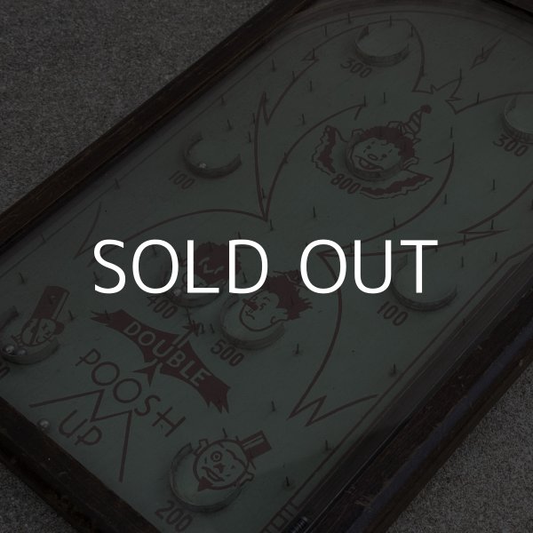 画像6: VINTAGE ANTIQUE PINBALL GAME DOUBLE POOSH UP ヴィンテージ アンティーク ピンボールゲーム / コレクタブル 卓上ゲーム ボードゲーム インテリア ウッド 木製 娯楽 アメリカ (1) (6)