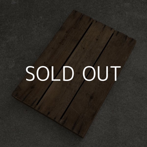 画像7: VINTAGE ANTIQUE WOOD CRATE WOODEN BOX ヴィンテージ アンティーク ウッドボックス 木箱 / コレクタブル 収納 ケース アドバタイジング ガーデニング 浅型 企業物 店舗什器 アメリカ  (7)