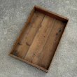 画像6: VINTAGE ANTIQUE WOOD CRATE WOODEN BOX ヴィンテージ アンティーク ウッドボックス 木箱 / コレクタブル 収納 ケース アドバタイジング ガーデニング 浅型 企業物 店舗什器 アメリカ  (6)