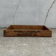 画像5: VINTAGE ANTIQUE WOOD CRATE WOODEN BOX ヴィンテージ アンティーク ウッドボックス 木箱 / コレクタブル 収納 ケース アドバタイジング ガーデニング 浅型 企業物 店舗什器 アメリカ  (5)