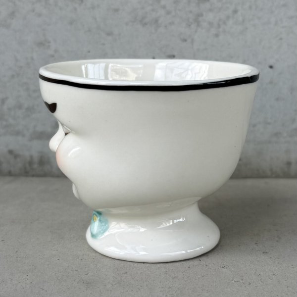 画像4: VINTAGE ANTIQUE BAILEYS SUGAR POT ヴィンテージ アンティーク ベイリーズ フェイスカップ シュガーポット / コレクタブル オブジェ ティーカップ マグカップ ノベルティ 1996年限定 陶器 食器 雑貨 A (4)