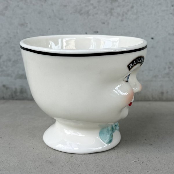 画像3: VINTAGE ANTIQUE BAILEYS SUGAR POT ヴィンテージ アンティーク ベイリーズ フェイスカップ シュガーポット / コレクタブル オブジェ ティーカップ マグカップ ノベルティ 1996年限定 陶器 食器 雑貨 A (3)