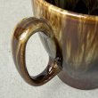 画像7: VINTAGE ANTIQUE POTTERY MUGCUP ヴィンテージ アンティーク マグカップ ブラウンドリップグレーズ コップ 食器 陶器 / コーヒーカップ ブラウン 茶色 カフェ 喫茶店 店舗什器 アメリカ c (7)