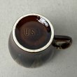 画像6: VINTAGE ANTIQUE POTTERY MUGCUP ヴィンテージ アンティーク マグカップ ブラウンドリップグレーズ コップ 食器 陶器 / コーヒーカップ ブラウン 茶色 カフェ 喫茶店 店舗什器 アメリカ c (6)