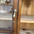 画像8: VINTAGE ANTIQUE ヴィンテージ アンティーク 昭和レトロ 古道具 棚 キャビネット / 食器棚 陳列棚 飾り棚 木製 収納 家具 古民家 蔵 うぶだし 日本 (8)
