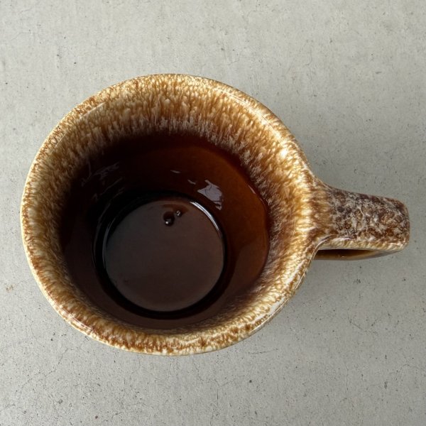 画像5: VINTAGE ANTIQUE HULL POTTERY MUGCUP ヴィンテージ アンティーク ハル マグカップ ブラウンドリップ コップ 食器 陶器 / コーヒーカップ  ブラウン 茶色 カフェ 喫茶店 店舗什器 アメリカ h (5)
