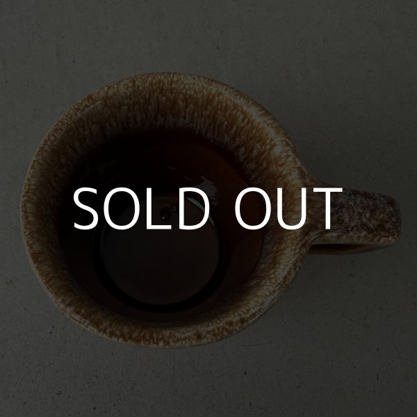 画像5: VINTAGE ANTIQUE HULL POTTERY MUGCUP ヴィンテージ アンティーク ハル マグカップ ブラウンドリップ コップ 食器 陶器 / コーヒーカップ  ブラウン 茶色 カフェ 喫茶店 店舗什器 アメリカ h (5)