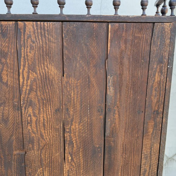 画像7: VINTAGE ANTIQUE BOOKSHELF ヴィンテージ アンティーク 棚 ブックシェルフ キャビネット 本棚 / 飾り棚 陳列棚 収納 家具 木製 ブラウン 店舗什器 アメリカ (7)