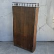 画像2: VINTAGE ANTIQUE BOOKSHELF ヴィンテージ アンティーク 棚 ブックシェルフ キャビネット 本棚 / 飾り棚 陳列棚 収納 家具 木製 ブラウン 店舗什器 アメリカ (2)