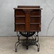 画像5: VINTAGE ANTIQUE WHITE SEWING MACHINE CO ヴィンテージ アンティーク 足踏みミシン ホワイト /  ミシンテーブル ディスプレイ インテリア 木製 店舗什器 アメリカ (5)