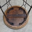 画像4: VINTAGE ANTIQUE ICE CREAM PARLOR TABLE ヴィンテージ アンティーク アイスクリームパーラーテーブル テーブル / 家具 アイアン 木製 店舗什器 アメリカ (4)