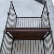 画像7: VINTAGE ANTIQUE BINDERY CART ヴィンテージ アンティーク 棚 ファクトリーカート バインダリーカート / インダストリアル 陳列棚 カート 家具 木製 アイアン 店舗什器 アメリカ (7)