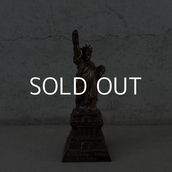 画像1: VINTAGE ANTIQUE STATUE OF LIBERTY ヴィンテージ アンティーク 自由の女神 / コレクタブル オブジェ インテリア ディスプレイ 置物 雑貨 アメリカ (1)