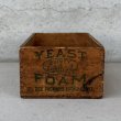 画像3: VINTAGE ANTIQUE WOOD CRATE WOODEN BOX NORTHWESTERN YEAST CO. ヴィンテージ アンティーク ウッドボックス 木箱 / コレクタブル 収納 ケース あられ組 アドバタイジング 企業物 店舗什器 アメリカ (3)