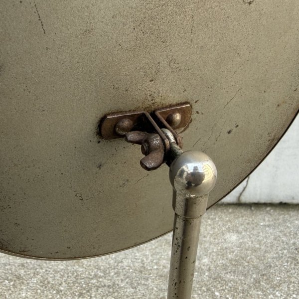 画像8: VINTAGE ANTIQUE MIRROR ヴィンテージ アンティーク スタンドミラー 鏡 / 卓上ミラー シェービングミラー 化粧 店舗什器 アメリカ (2) (8)