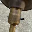 画像6: VINTAGE ANTIQUE DESKLAMP LEVITON ヴィンテージ アンティーク デスクランプ スタンドライト 卓上ライト テーブルランプ 照明 / グースネック アイアン 葉っぱ E26 店舗什器 アメリカ (6)