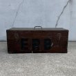 画像2: VINTAGE ANTIQUE TOOL BOX WOODEN BOX ヴィンテージ アンティーク ツールボックス 工具箱 ウッドボックス 木箱 / 収納 ケース 店舗什器 アメリカ  (2)