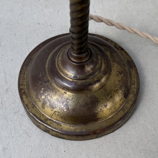 画像10: VINTAGE ANTIQUE DESKLAMP ALMOND MFG ヴィンテージ アンティーク デスクランプ スタンドライト 卓上ライト テーブルランプ 照明 / グースネック E26 店舗什器 アメリカ (10)