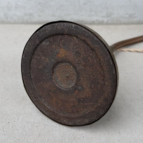 画像11: VINTAGE ANTIQUE DESKLAMP ALMOND MFG ヴィンテージ アンティーク デスクランプ スタンドライト 卓上ライト テーブルランプ 照明 / グースネック E26 店舗什器 アメリカ (11)