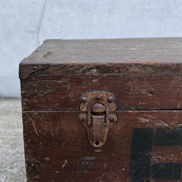 画像10: VINTAGE ANTIQUE TOOL BOX WOODEN BOX ヴィンテージ アンティーク ツールボックス 工具箱 ウッドボックス 木箱 / 収納 ケース 店舗什器 アメリカ  (10)