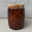 画像4: VINTAGE ANTIQUE HULL POTTERY MUGCUP ヴィンテージ アンティーク ハル マグカップ コーヒーマグ ブラウンドリップ コップ 食器 陶器 / ブラウン 茶色 カフェ 喫茶店 店舗什器 アメリカ j (4)