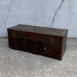 画像1: VINTAGE ANTIQUE TOOL BOX WOODEN BOX ヴィンテージ アンティーク ツールボックス 工具箱 ウッドボックス 木箱 / 収納 ケース 店舗什器 アメリカ  (1)