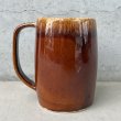 画像3: VINTAGE ANTIQUE HULL POTTERY MUGCUP ヴィンテージ アンティーク ハル マグカップ コーヒーマグ ブラウンドリップ コップ 食器 陶器 / ブラウン 茶色 カフェ 喫茶店 店舗什器 アメリカ i (3)