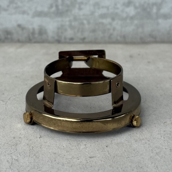 画像3: フィッター ホルダー シェードホルダー ランプ ブラス 真鍮  / 照明 パーツ クランプ ペンダントライト ポーセリン 陶器 傘 金具 取り付け 照明器具 アメリカ USA (2) (3)