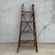 画像2: VINTAGE ANTIQUE FOLDING WOOD LADDER ヴィンテージ アンティーク 脚立 ラダー はしご  / 踏み台 ステップ 折り畳み ウッド 木製 店舗什器 アメリカ (2)