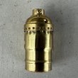 画像2:  LAMP SOCKET キーレス ソケット ランプ ブラス 真鍮 E26 / インダストリアル ライト リペアパーツ 照明 電気 アメリカ USA (2) (2)