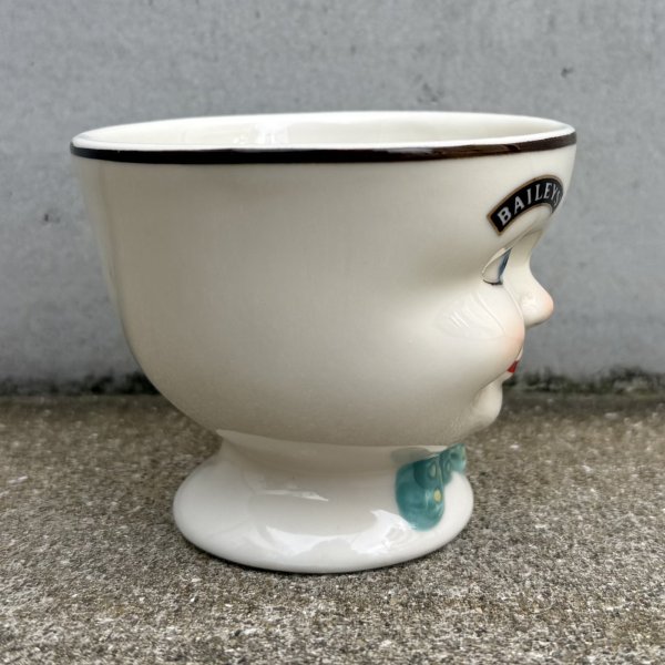 画像3: VINTAGE ANTIQUE BAILEYS SUGAR POT ヴィンテージ アンティーク ベイリーズ フェイスカップ シュガーポット / コレクタブル オブジェ ティーカップ マグカップ ノベルティ 1996年限定 陶器 食器 雑貨 H (3)