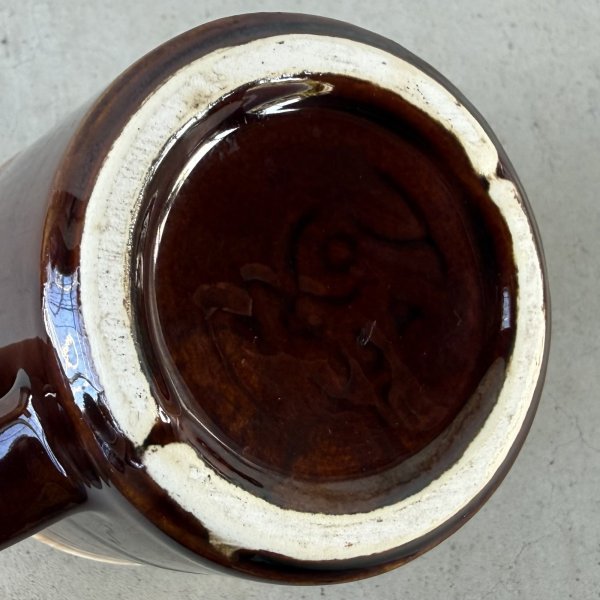 画像7: VINTAGE ANTIQUE MCCOY POTTERY MUGCUP ヴィンテージ アンティーク マッコイ マグカップ コップ 食器 陶器 / コーヒーカップ  ブラウン 茶色 カフェ 喫茶店 店舗什器 アメリカ k (7)