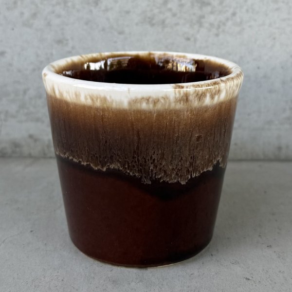 画像4: VINTAGE ANTIQUE MCCOY POTTERY MUGCUP ヴィンテージ アンティーク マッコイ マグカップ コップ 食器 陶器 / コーヒーカップ  ブラウン 茶色 カフェ 喫茶店 店舗什器 アメリカ l (4)