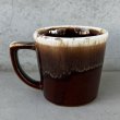 画像2: VINTAGE ANTIQUE MCCOY POTTERY MUGCUP ヴィンテージ アンティーク マッコイ マグカップ コップ 食器 陶器 / コーヒーカップ  ブラウン 茶色 カフェ 喫茶店 店舗什器 アメリカ l (2)
