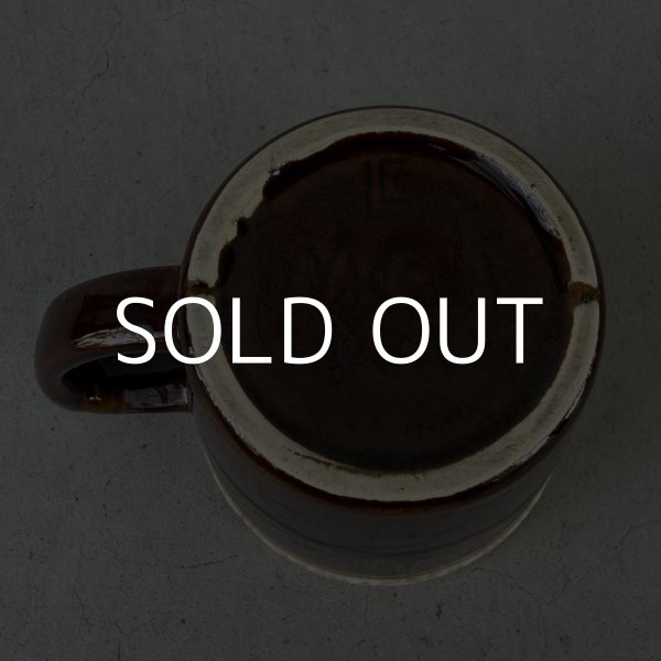 画像6: VINTAGE ANTIQUE MCCOY POTTERY MUGCUP ヴィンテージ アンティーク マッコイ マグカップ コップ 食器 陶器 / コーヒーカップ  ブラウン 茶色 カフェ 喫茶店 店舗什器 アメリカ l (6)