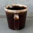 画像3: VINTAGE ANTIQUE MCCOY POTTERY MUGCUP ヴィンテージ アンティーク マッコイ マグカップ コップ 食器 陶器 / コーヒーカップ  ブラウン 茶色 カフェ 喫茶店 店舗什器 アメリカ m (3)