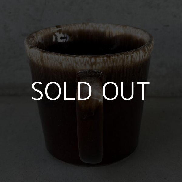 画像3: VINTAGE ANTIQUE MCCOY POTTERY MUGCUP ヴィンテージ アンティーク マッコイ マグカップ コップ 食器 陶器 / コーヒーカップ  ブラウン 茶色 カフェ 喫茶店 店舗什器 アメリカ m (3)