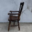 画像4: VINTAGE ANTIQUE ARM CHAIR ヴィンテージ アンティーク アームチェア 椅子 / ダイニングチェア ウッド  家具 木製 店舗 什器 アメリカ (4)