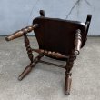 画像6: VINTAGE ANTIQUE ARM CHAIR ヴィンテージ アンティーク アームチェア 椅子 / ダイニングチェア ウッド  家具 木製 店舗 什器 アメリカ (6)