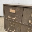 画像8: VINTAGE ANTIQUE CABINET ヴィンテージ アンティーク メタルキャビネット ファイルキャビネット 棚 / インダストリアル 収納 ガレージ パーツ 工具入れ 鉄 店舗什器 工業用 (8)