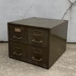 画像1: VINTAGE ANTIQUE CABINET ヴィンテージ アンティーク メタルキャビネット ファイルキャビネット 棚 / インダストリアル 収納 ガレージ パーツ 工具入れ 鉄 店舗什器 工業用 (1)