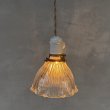 画像10: VINTAGE ANTIQUE LAMP ヴィンテージ アンティーク 吊り下げライト 天井照明 / ライト ペンダントライト ポーセリン ガラスシェード E26 店舗什器 アメリカ (4) (10)