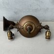 画像7: VINTAGE ANTIQUE LIGHT ヴィンテージ アンティーク シャンデリア 吊り下げライト  照明 / 2灯 ライト ペンダントライト 天井照明 店舗什器 E26 アメリカ USA (2) (7)