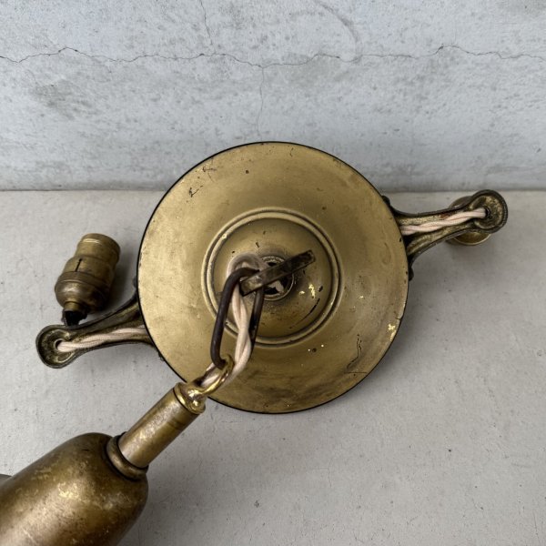 画像6: VINTAGE ANTIQUE LIGHT ヴィンテージ アンティーク シャンデリア 吊り下げライト  照明 / 2灯 ライト ペンダントランプ HUBBELL 天井照明 店舗什器 E26 アメリカ USA (4) (6)