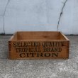 画像3: VINTAGE ANTIQUE WOOD CRATE WOODEN BOX CITRON ヴィンテージ アンティーク ウッドボックス 木箱 / コレクタブル 収納 ケース アドバタイジング 企業物 店舗什器 アメリカ  (3)