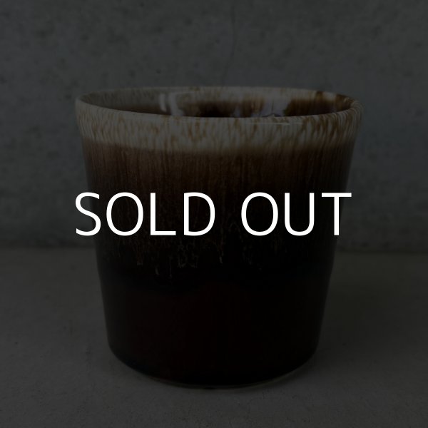 画像4: VINTAGE ANTIQUE MCCOY POTTERY MUGCUP ヴィンテージ アンティーク マッコイ マグカップ コップ 食器 陶器 / コーヒーカップ  ブラウン 茶色 カフェ 喫茶店 店舗什器 アメリカ m (4)