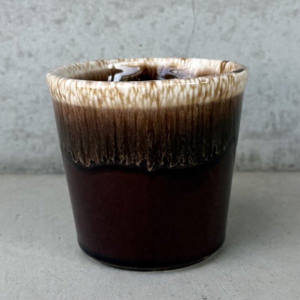 画像4: VINTAGE ANTIQUE MCCOY POTTERY MUGCUP ヴィンテージ アンティーク マッコイ マグカップ コップ 食器 陶器 / コーヒーカップ  ブラウン 茶色 カフェ 喫茶店 店舗什器 アメリカ l (4)